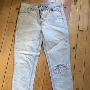 High rise mom jeans